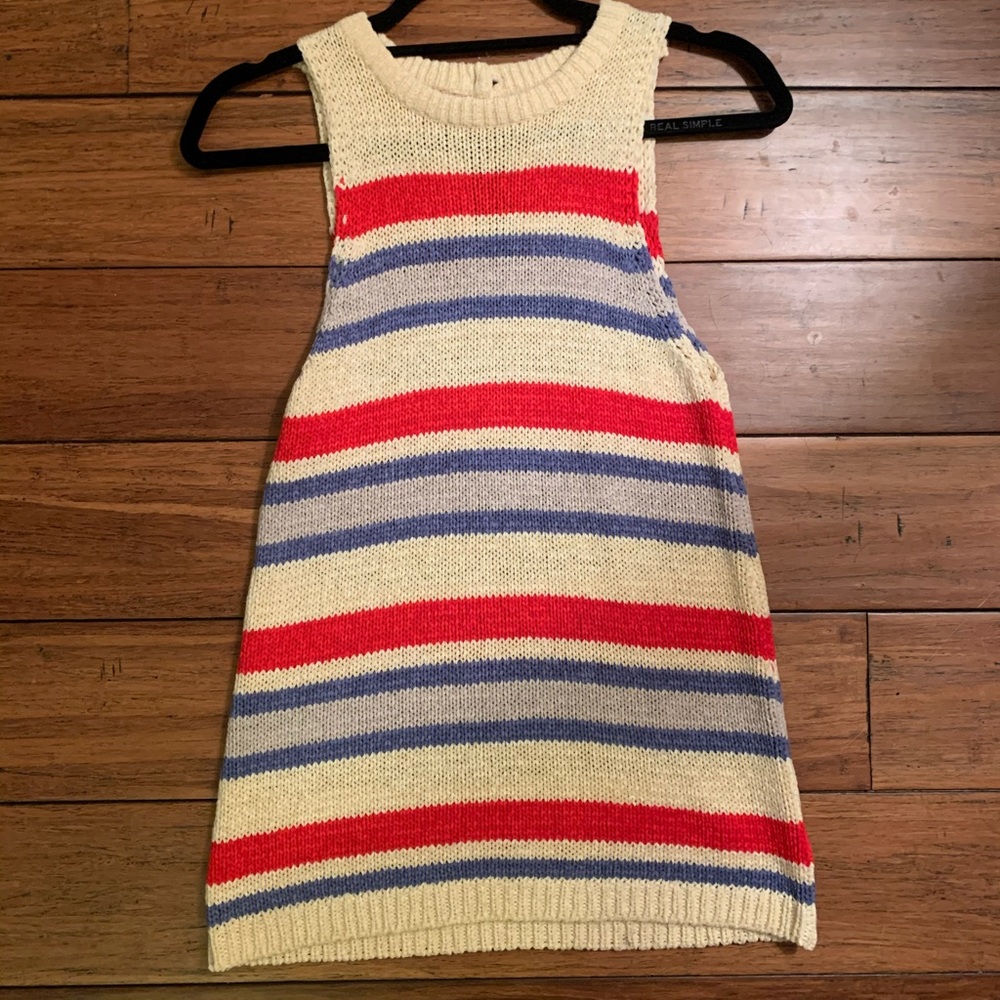 Anthropologie Moth Striped sweater tank